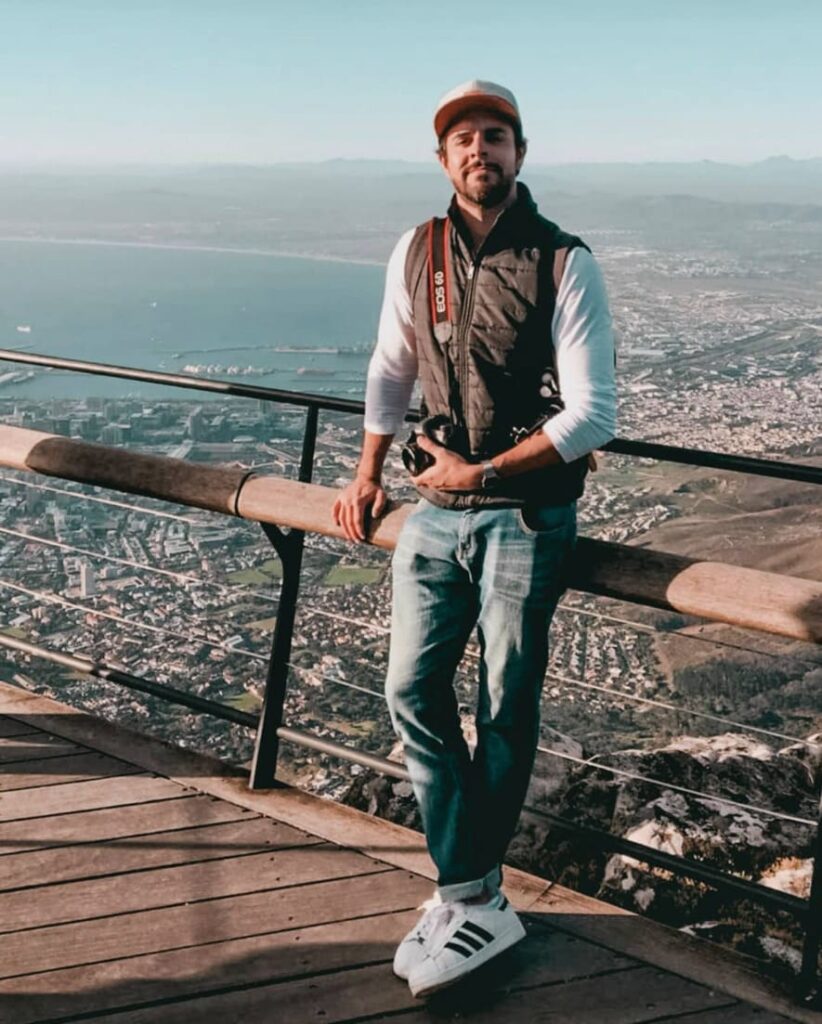 Fotógrafo Berlemes em Table Mountain Capetown